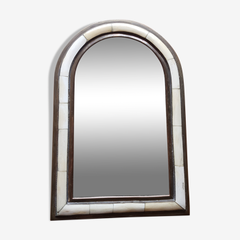 Brass mirror 40x20cm