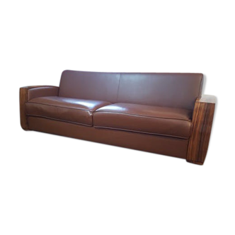 Sofa leather and rosewood