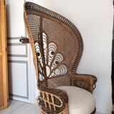 Emmanuelle peacock armchair from the 70s