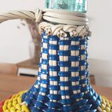 Bouteille scoubidou multicolore