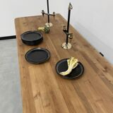 Farm table desk turned legs