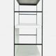 Industrial metal roomdivider / bookcases / bookshelves, 1960s Netherlands