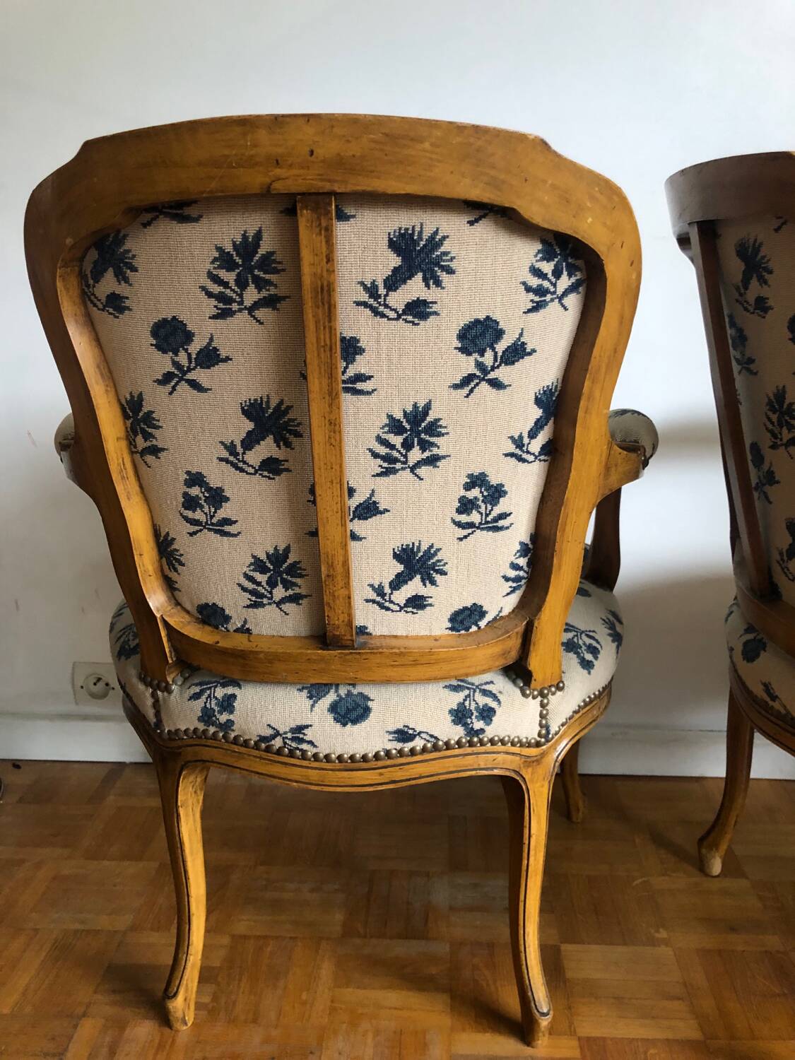 Pair of Louis XV armchairs