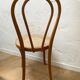 Pair of tanned bistro chairs