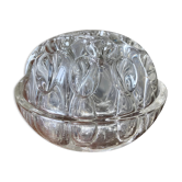 Ancien pique fleurs en verre