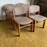 Set of 6 chairs and 1 round table