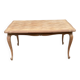 Louis XV extendable dining table, 20th century, renovated in solid oak, 245cm