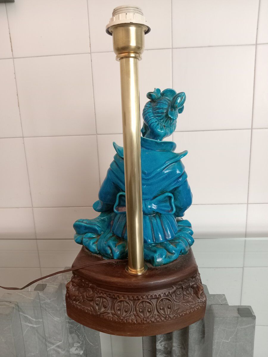 Lampe femme orientale par GES Sesto Fiorentino, années 1960.