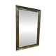Miroir de bistro - brasserie en laiton et mercure