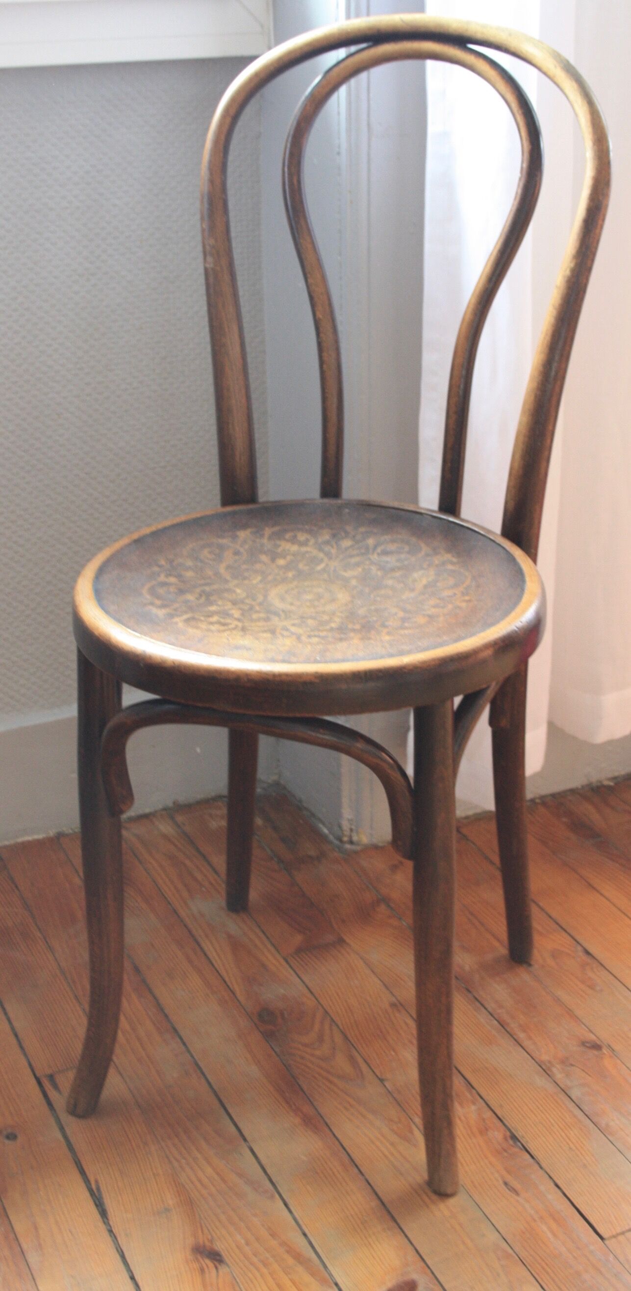 ENGRAVEd FISCHEL bistro chair
