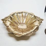 Art Deco hammered bowl on stand, Germany, 1930s