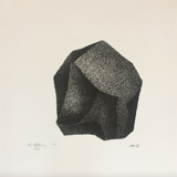Lithograph Raoul UBAC - Silex III of 1981 - signed
