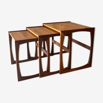 English teak trundle tables by G-Plan