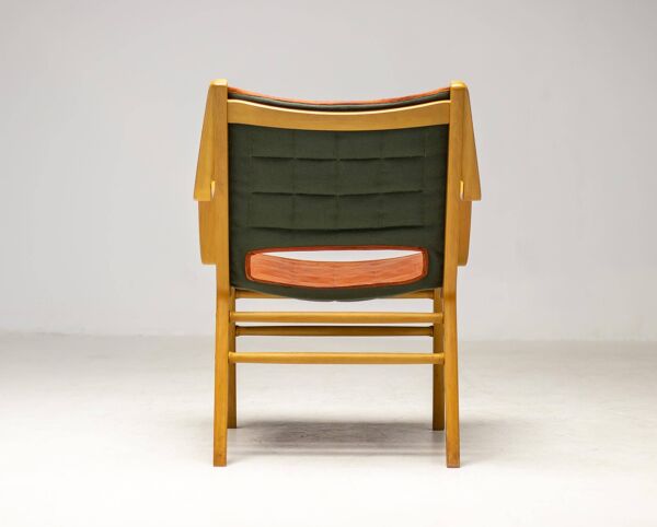 Fauteuil AX par Peter Hvidt & Orla Mølgaard-Nielsen, Fritz Hansen, Danemark, 1963