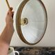 White Art Deco wall lamp electrified to nine