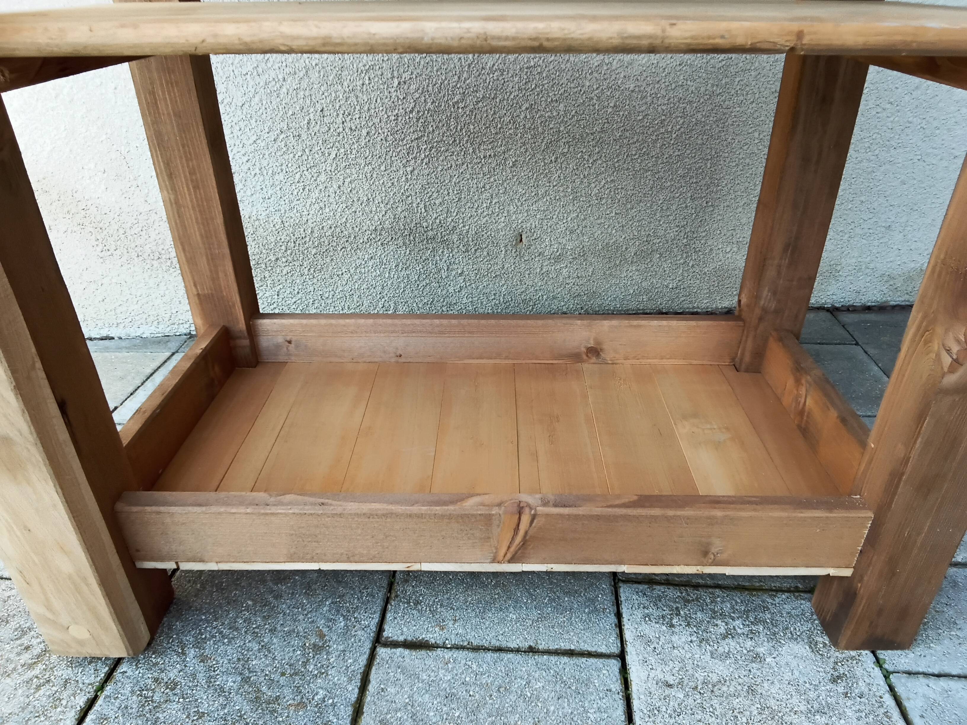 Wooden console table