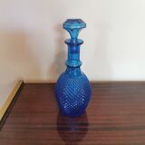 Carafe pointe de diamant bleue "Casa Lopez"