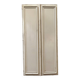 Front of cupboard with double molded doors 20th century Passage doors