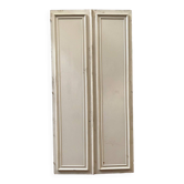 Front of cupboard with double molded doors 20th century Passage doors