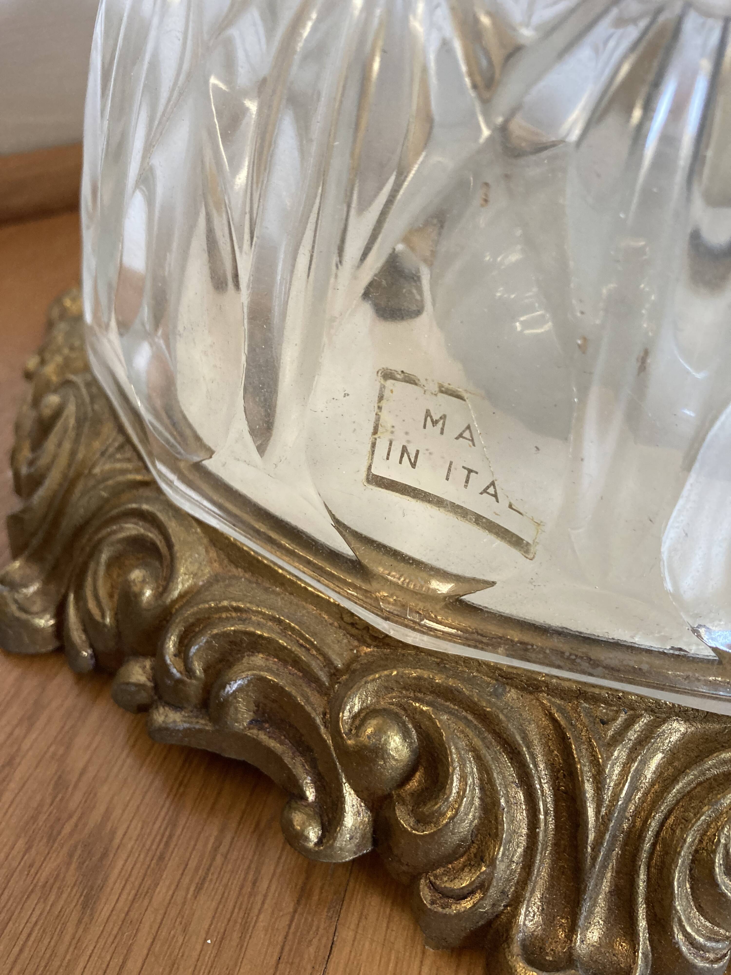 Pair of Italian ceiling lights, 50s-60s