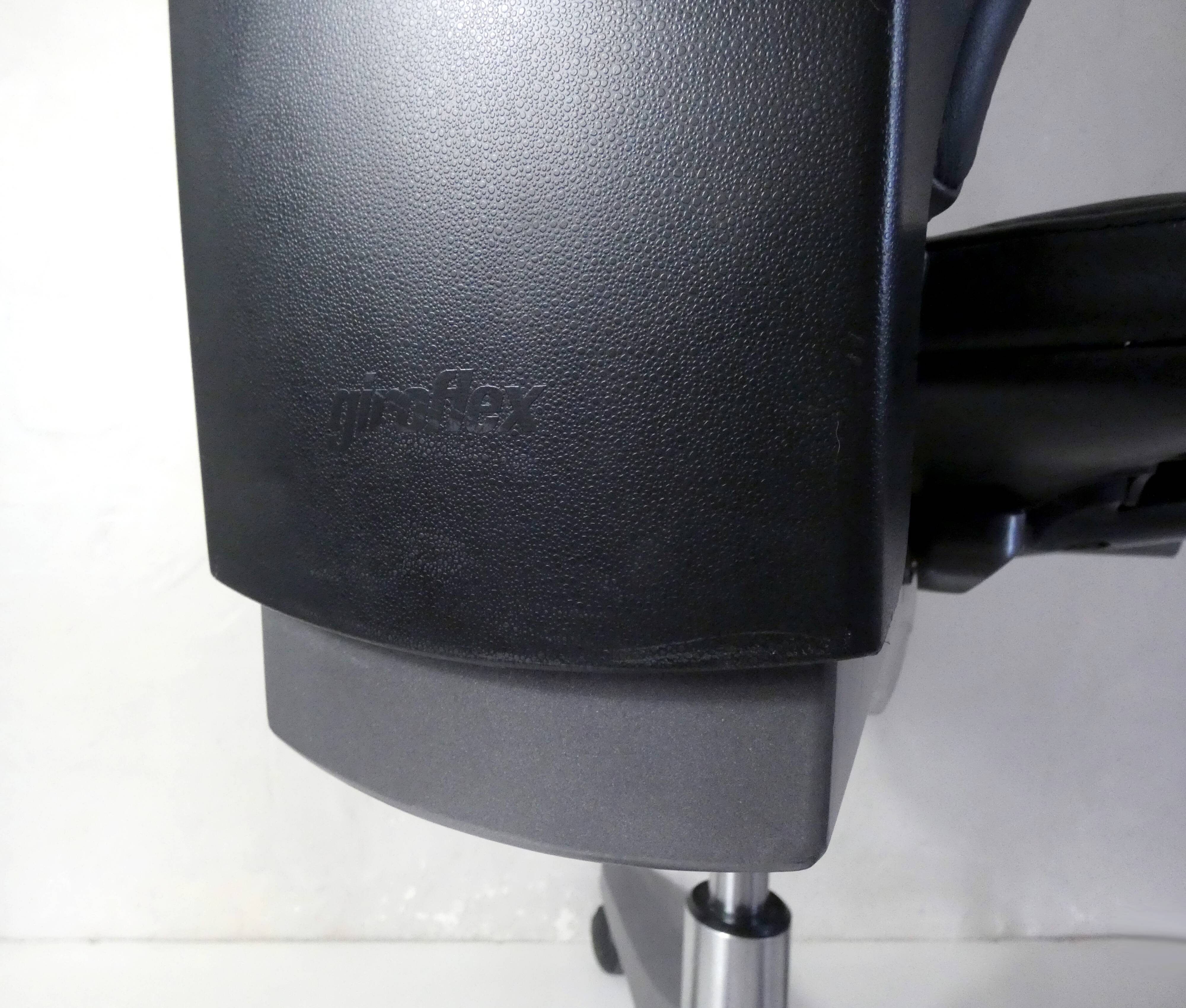 Vintage design Giroflex 64 leather office chair