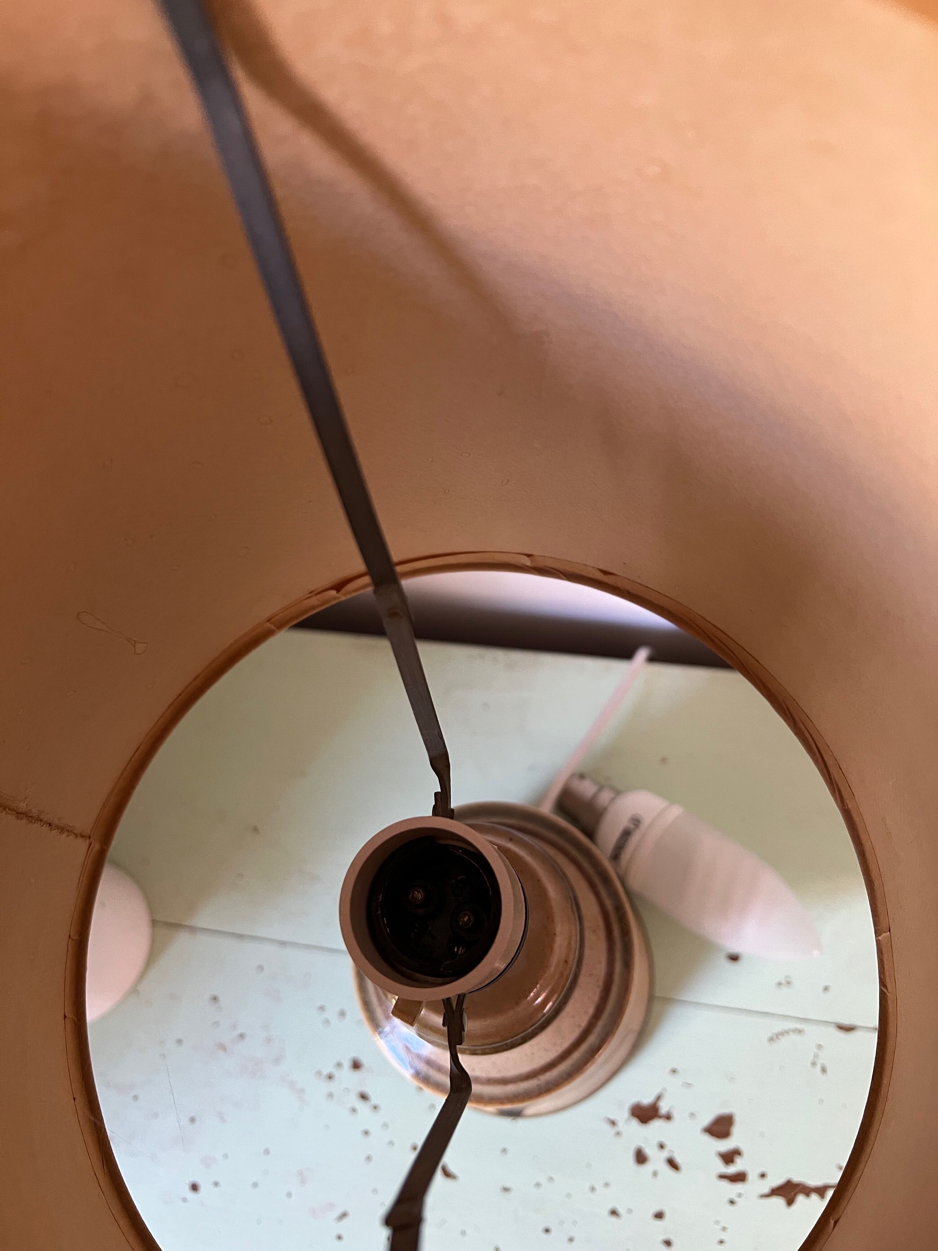 Lampe céramique vintage 70