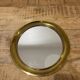Golden round mirror
