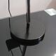 Important Fase Cisne chrome lamp, edition by Fase, 1980s.