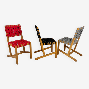 Ensemble de 3 chaises Berlage par Richard Hutten pour Gispen, 2004