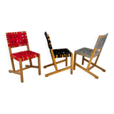 Set of 3 Berlage Chairs by Richard Hutten for Gispen, 2004