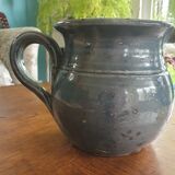 Sandstone pitcher signed Baudat