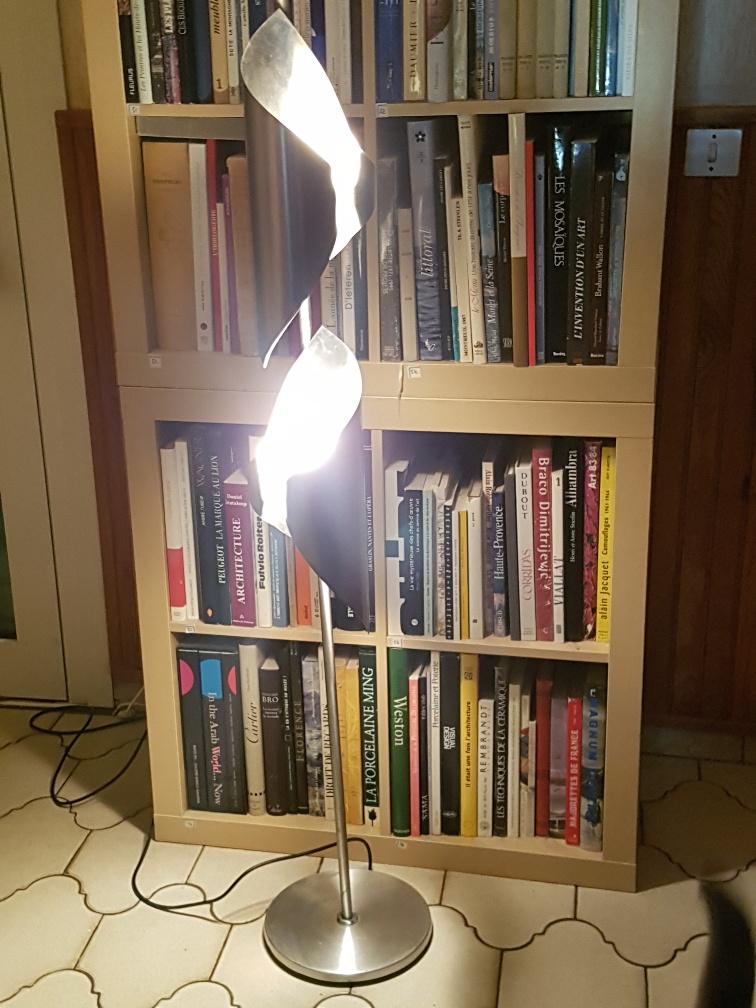 70s design stainless lamp