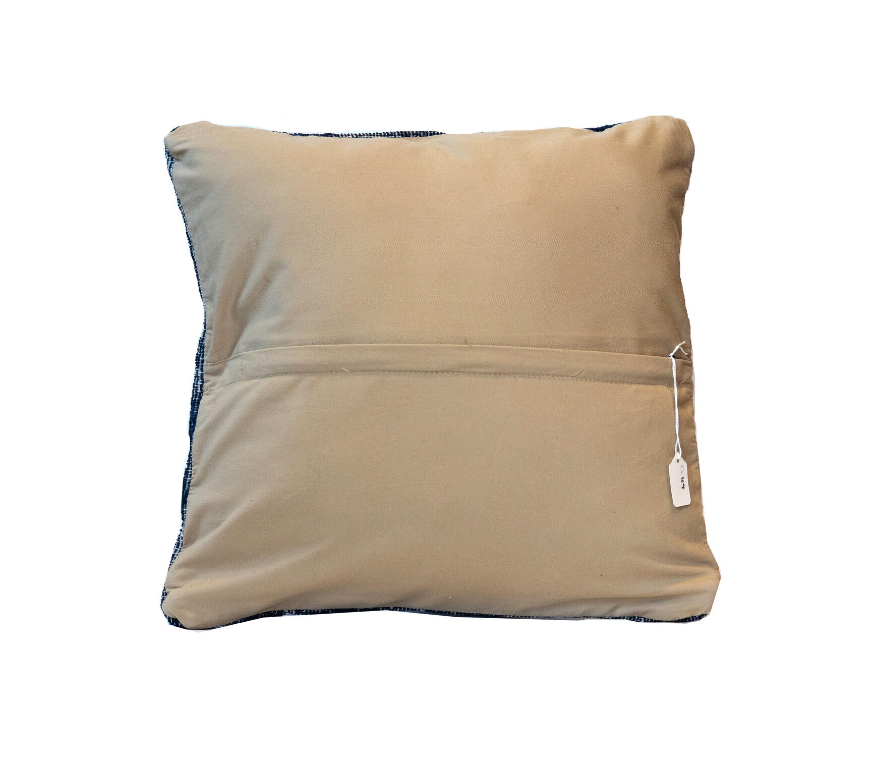 Handmade Blue Wool Cushion Cover