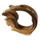 Vase sculpture en bois