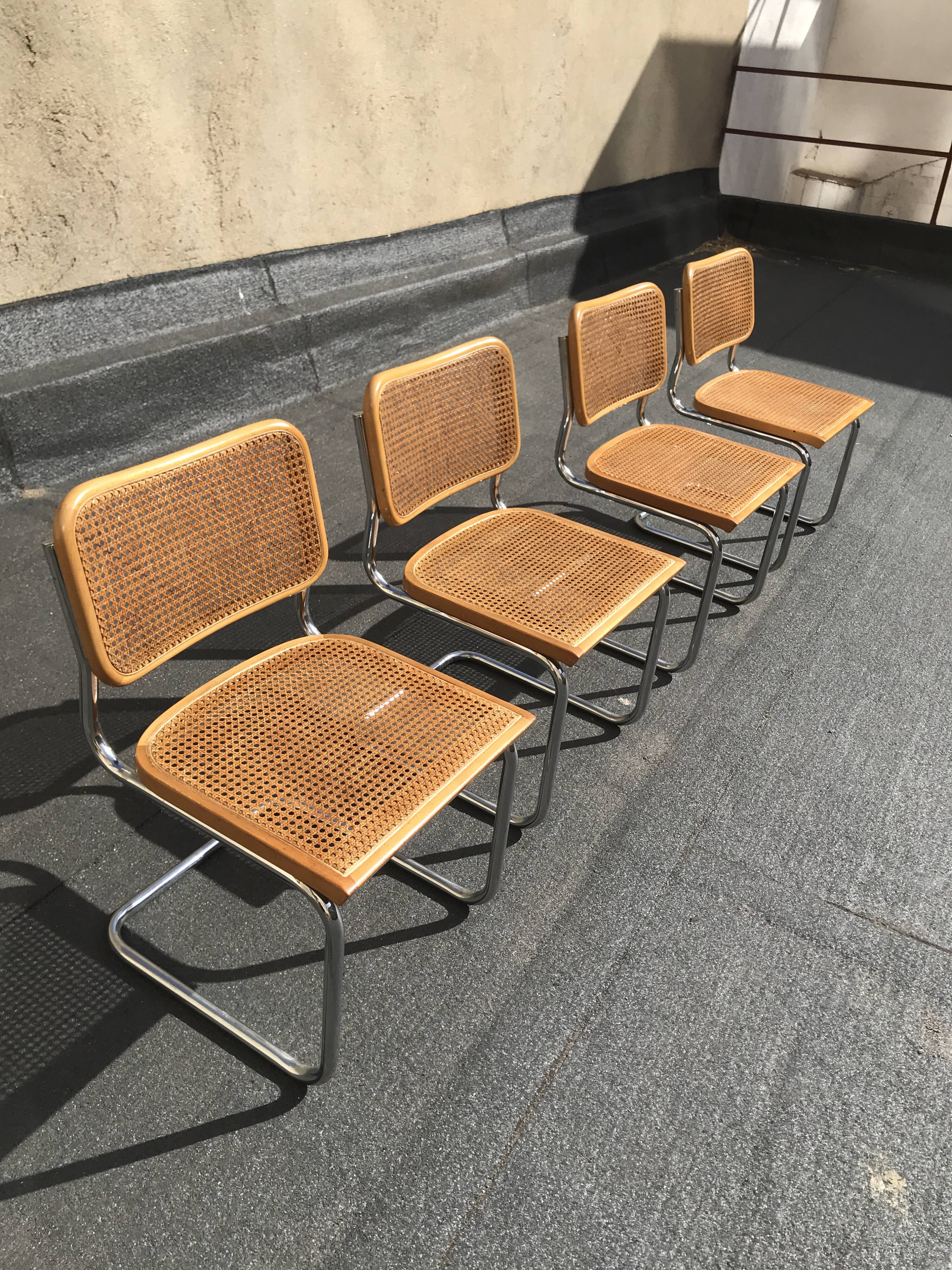 4 Cesca B32 Marcel Breuer Cidue edition