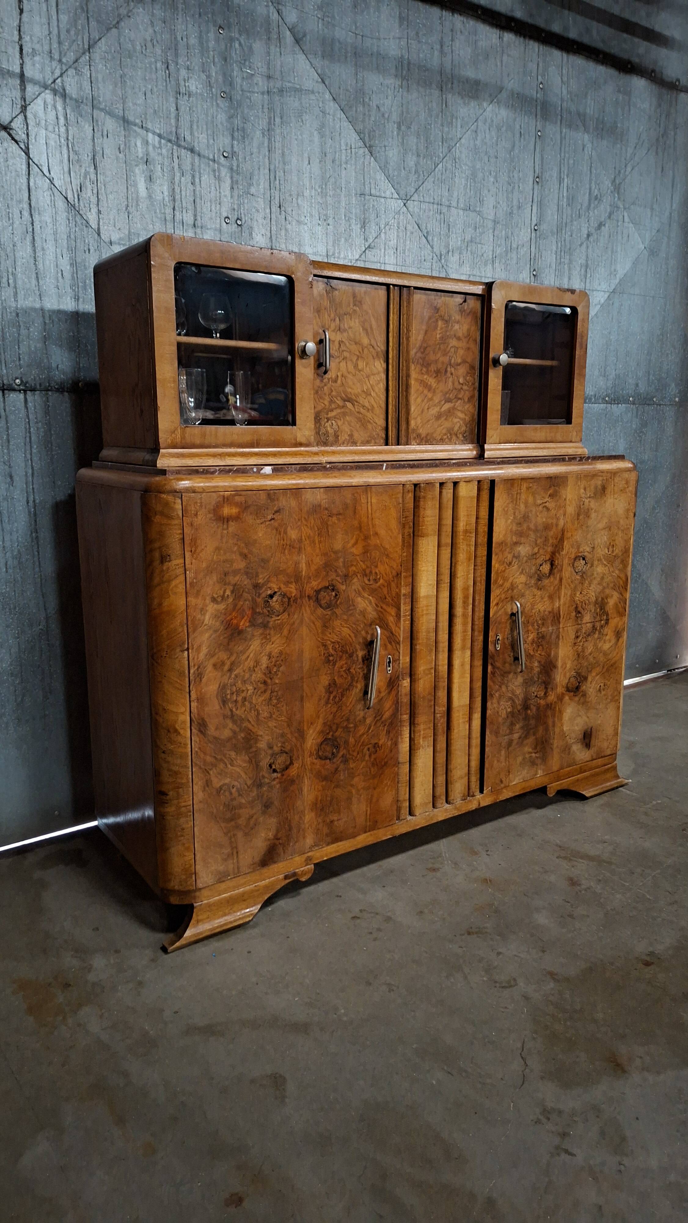 Art Deco bar cabinet / cocktail cabinet / vintage sideboard