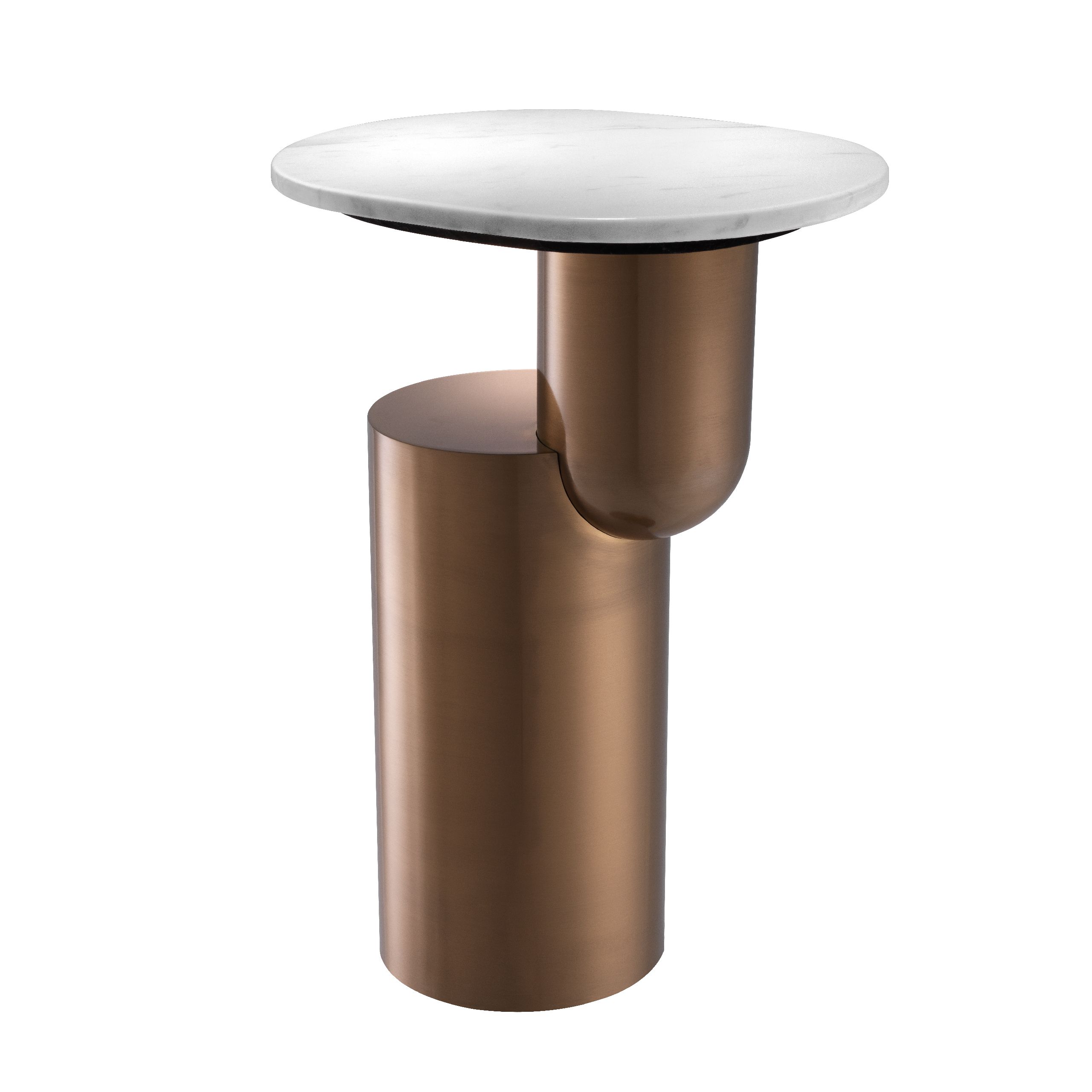 Guéridon table d’appoint en marbre