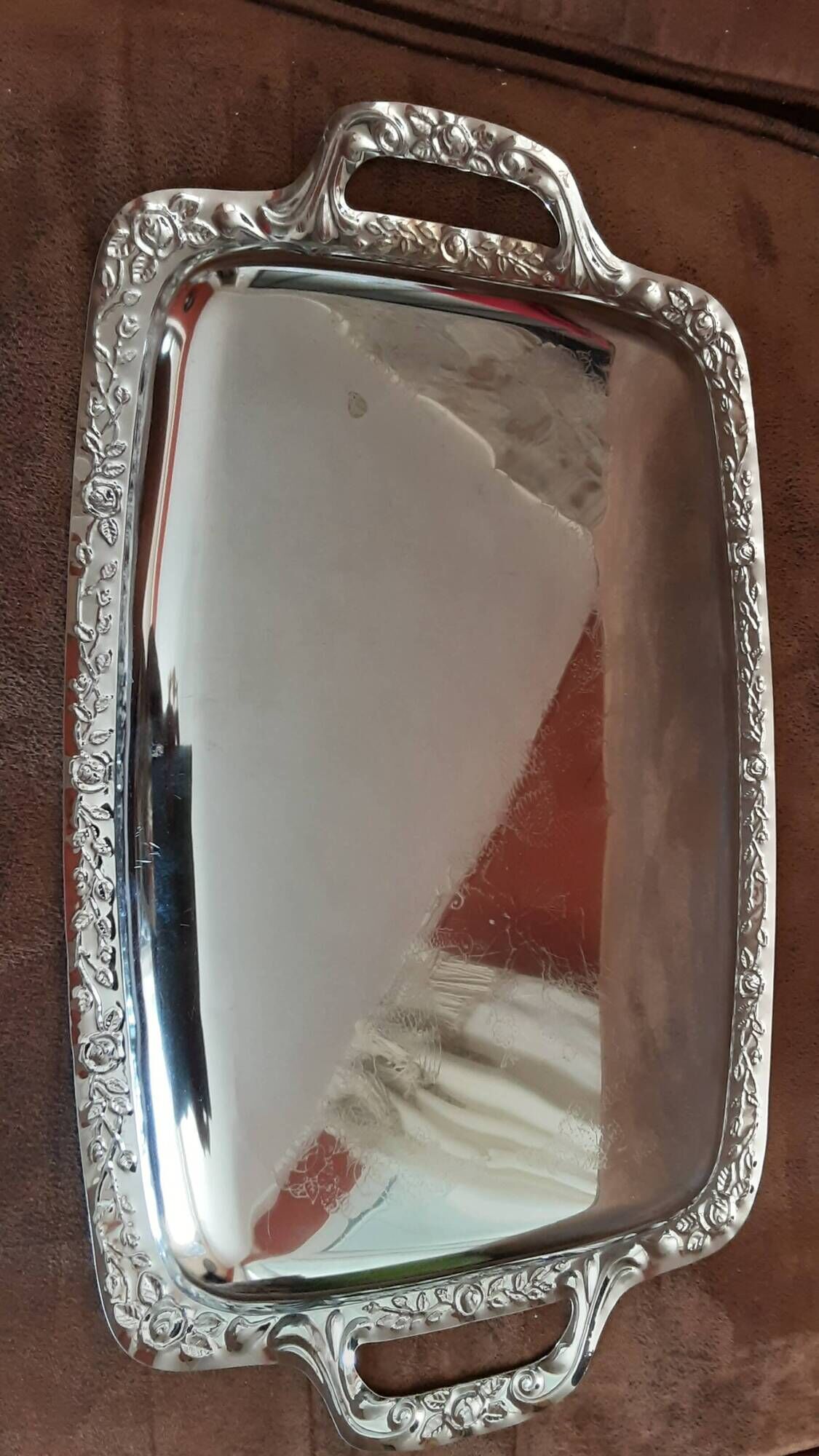 Vintage metal tray