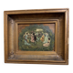 Romantic oil painting on panel from the 19th century