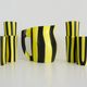 Orangeade service, vintage water service, yellow and black plastic. design. Year 60