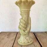 Opaline fairground vase “ringed hand model”