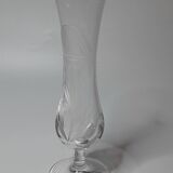 Vase soliflore en cristal taillé main - Valéry Klein, Baccarat