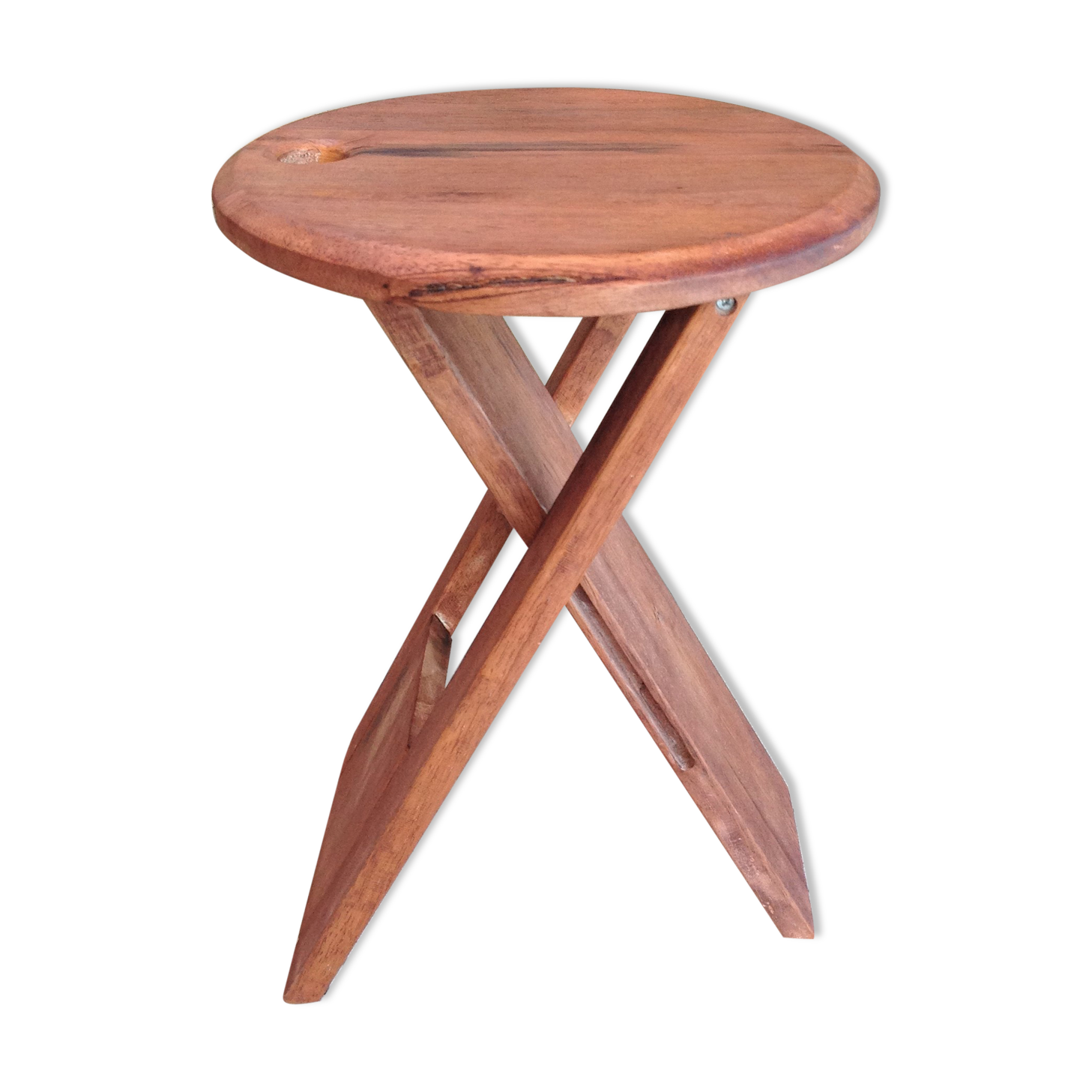 Folding wooden /vintage stool 60s-70s