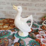 Ceramic duck pitcher