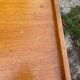 Commode en rotin et bois vintage