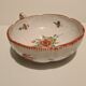 Angoulême earthenware cove cup floral décor