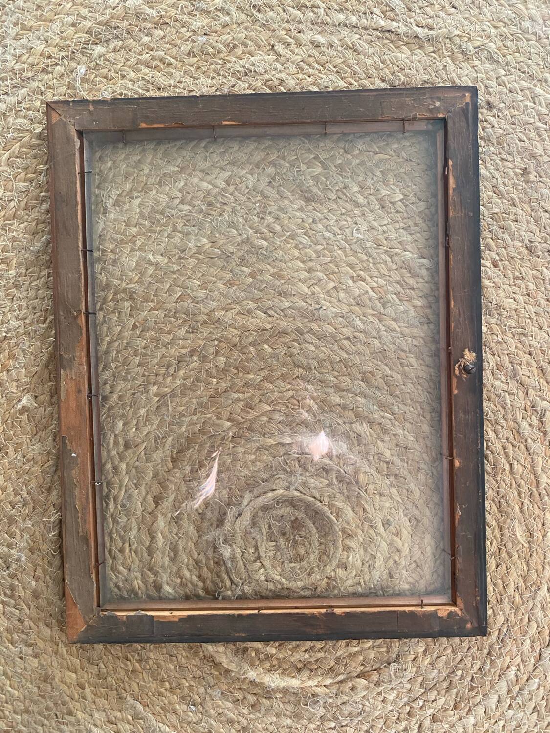 Carved wooden frame circa 1930.
