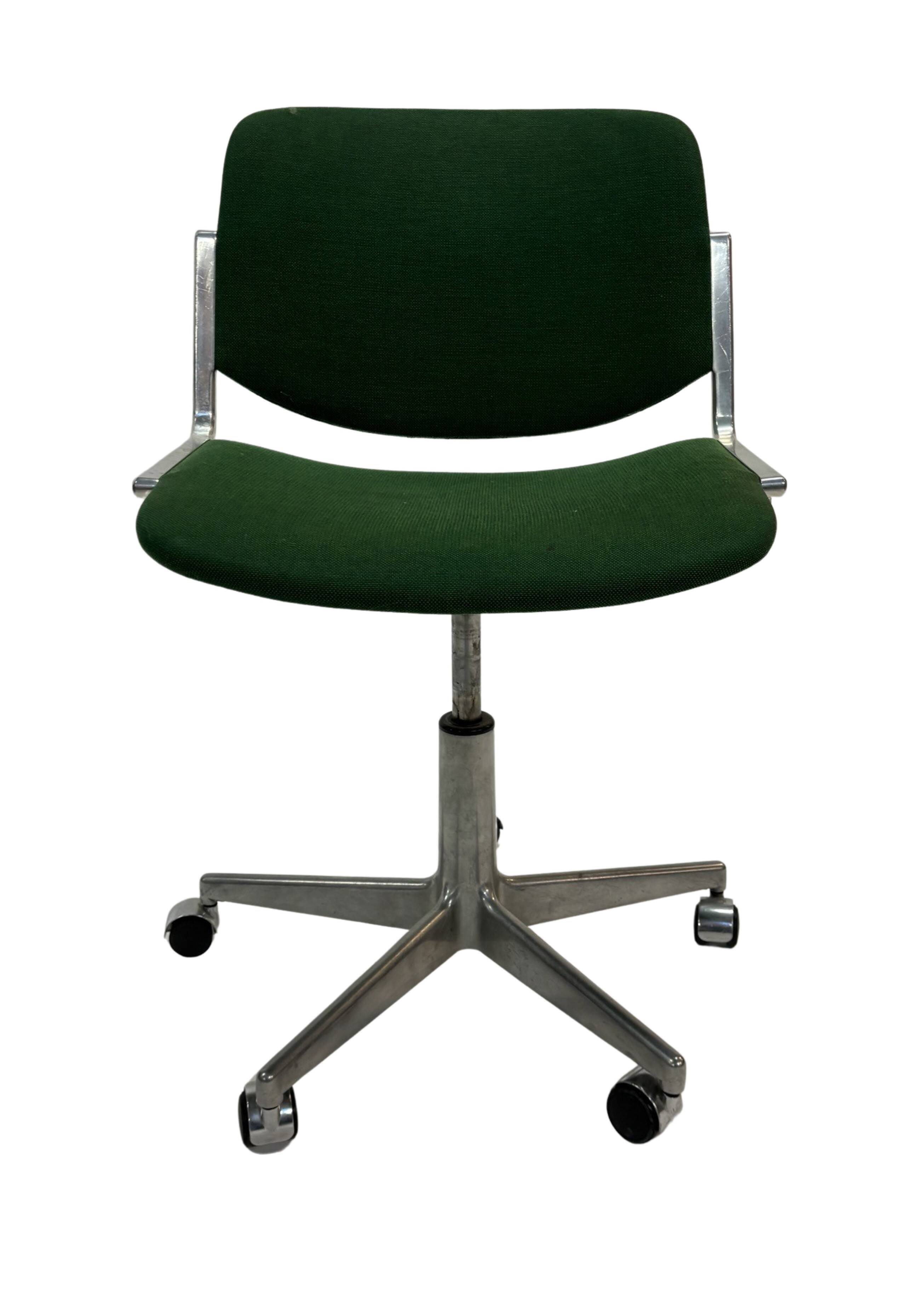 Vintage DSC 106 office chair by Giancarlo Piretti for Castelli, 1960s