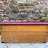 Old gymnastics plinth