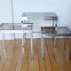 Lot 3 pull out tables by Maison Jansen by Guy Lefèvre 1970